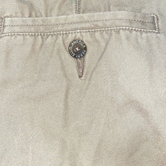 Perry Ellis mens khaki tan 💯 cotton cargo shorts. Size 36. - Picture 7 of 7